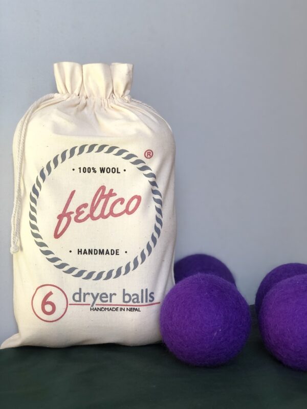 PURPLE WOOL DRYER BALLS